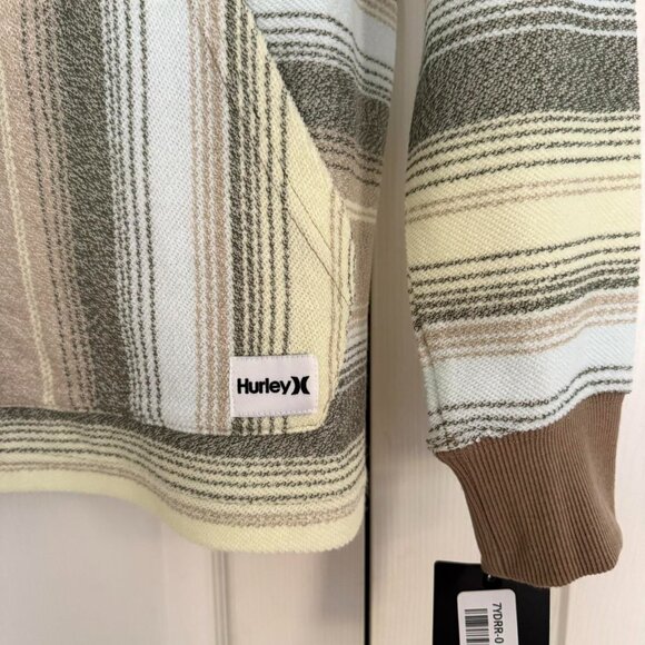 New Hurley Big Boys Towel Terry Surf Hoodie - Size L - Picture 4 of 6